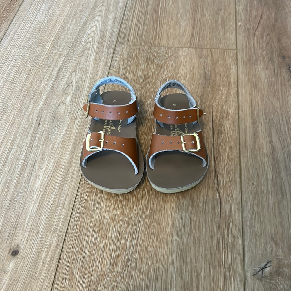 Boys Brown Saltwater Sandals